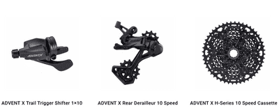microSHIFT Advent X  1 x 10 Kit - G104 Cassette