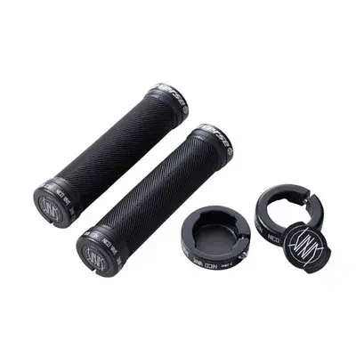 Reverse Lock On Grips Nico Vink Signature- BLACK