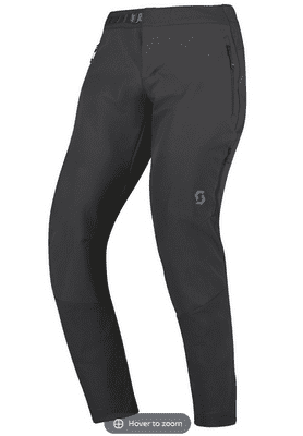 Scott Pants Trail Storm Waterproof Pants Black