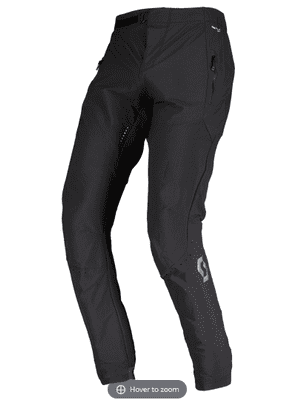 Scott Pants Trail Tuned Black
