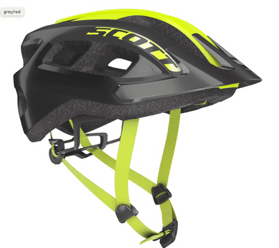 Scott Supra Helmet BLACK / RADIUM YELLOW Fade