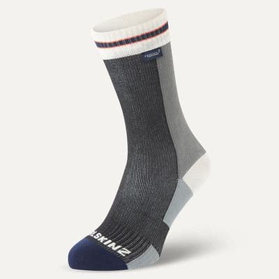 Sealskinz Billockby All Weather Mid Length Sock - BLACK