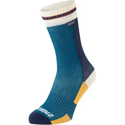 Sealskinz Billockby All Weather Mid Length Sock - BLUE