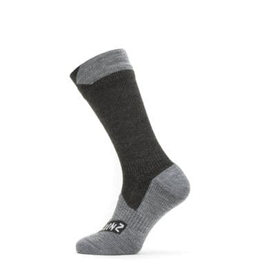 SealSkinz Raynham Sock-BLACK/GREY