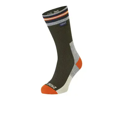 Sealskinz Surlingham Mid Length Sock - OLIVE XL