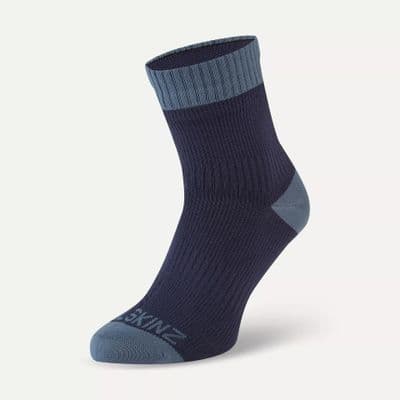 SealSkinz Wrentham Waterproof Warm Weather Ankle Sock-NAVY