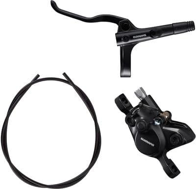 Shimano BL-MT200 bled brake lever/post mount 2 pot calliper