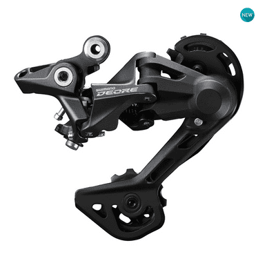 Shimano Deore M4120 rear derailleur, 10/11-speed, Shadow design, SGS long cage