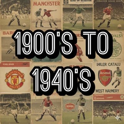 1900's - 1940's Mens Programmes