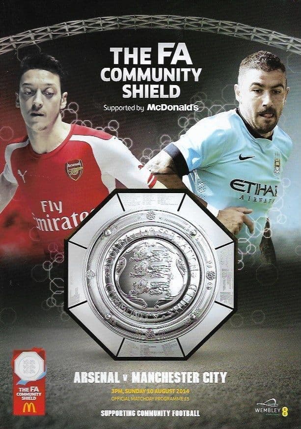 2014 FA Community Shield Arsenal v Manchester City Official