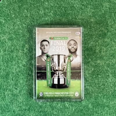 2019 Carabao Cup Final Matchday Programme Cover  Fridge Magnet
