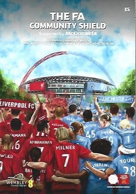 2019 FA Community Shield Man City v Liverpool Official Programme 2019/2020 - 4th August 2019