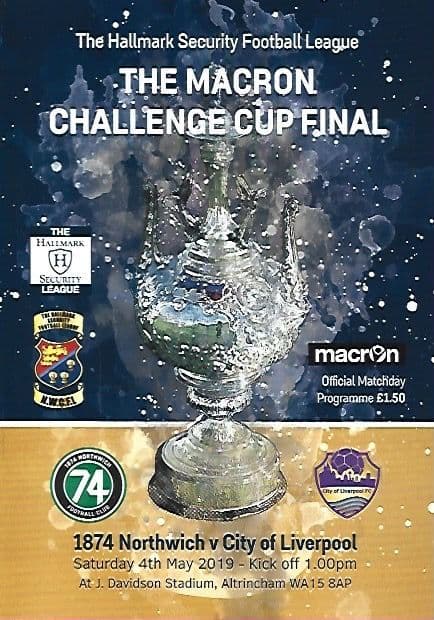 2019 Macron Cup Final 1874 Northwich v City of Liverpool 4th May 2019