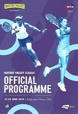 2019 Nature Valley Classic 15th - 23rd June 2019 Official Programme