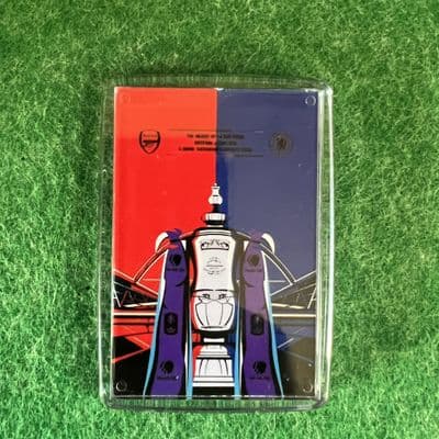 2020 FA Cup Final Arsenal v Chelsea Matchday Programme Cover  Fridge Magnet