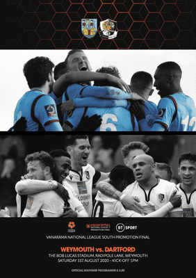 2020 National League South Promotion Final Official BCD Matchday Programme 2019/20 - 1st August 2020
