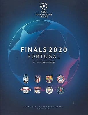 2020 UEFA Champions League Tournament Official BCD Programme 2019/2020