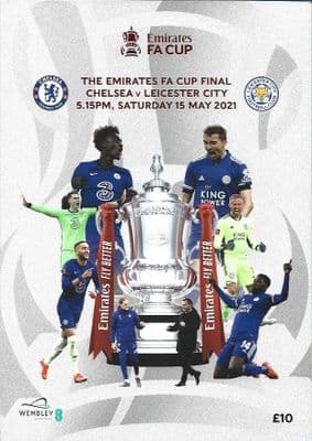 2021 FA Cup Final Chelsea v Leicester City Official Matchday Printed Programme 15th May 2021