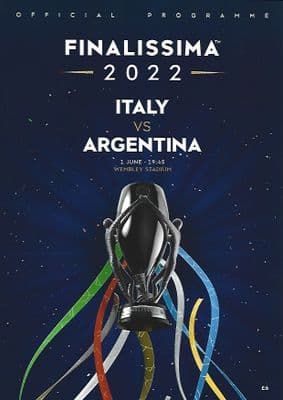 2022 Finalissima: The Cup of Champions Italy v Argentina 1st June 2022  @ Wembley Stadium