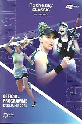 2023 Rothesay Classic Birmingham 17th - 25th June 2023 Official Programme