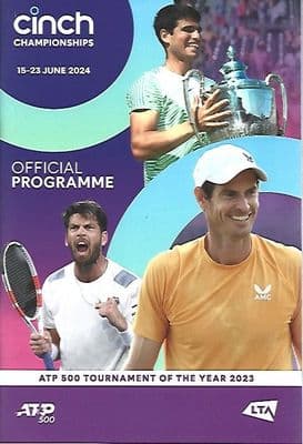 2024 Cinch Championship Queen's Club 15th - 23rd June 2023 Official Programme