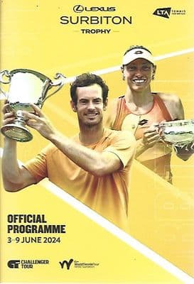 2024 Lexus Surbiton Trophy 3rd - 9th June 2024 Official Programme