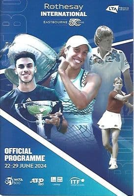 2024 Rothesay International Eastbourne 22nd - 29th June 2024 Official Programme