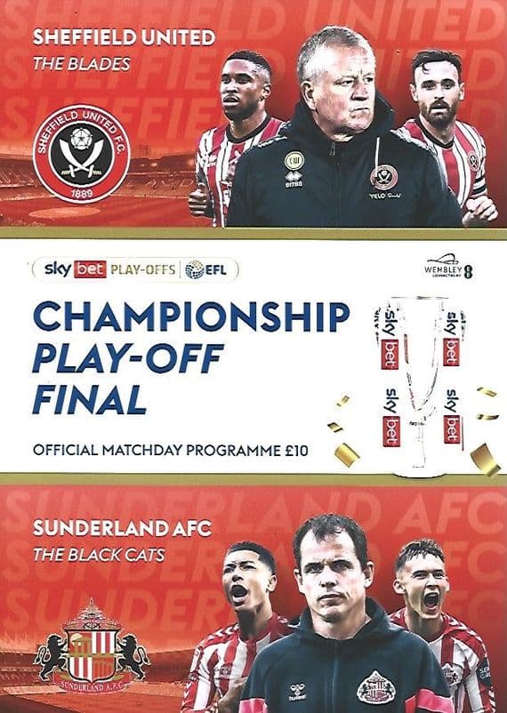 2025 Sky Bet Championship Play Off Final Official Matchday Programme 2024/25 - 24th May 2025