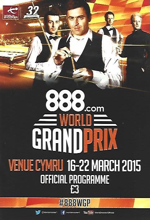 888.com World Grand Prix 16th - 22nd March 2015 Official Programme
