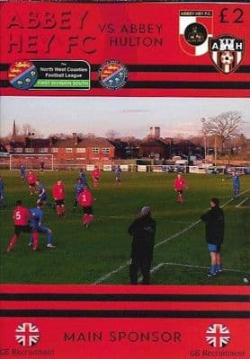 Abbey Hey v Abbey Hulton Official Matchday Programme 2020/2021 - 18th December 2020