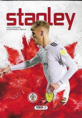 Accrington Stanley v Burton Digital Printed Matchday Programme 2020/2021 - 2nd April 2021