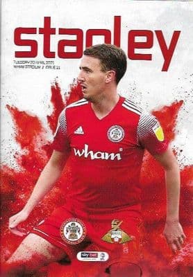 Accrington Stanley v Doncaster Digital Printed Matchday Programme 2020/2021 - 20th April 2021