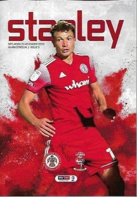Accrington Stanley v Lincoln City Digital Printed Matchday Programme 2020/2021 - 21st November 2020
