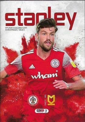 Accrington Stanley v MK Dons Digital Printed Matchday Programme 2020/2021 - 5th December 2020