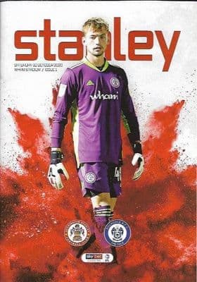 Accrington Stanley v Rochdale Digital Printed Matchday Programme 2020/2021 - 10th October 2020