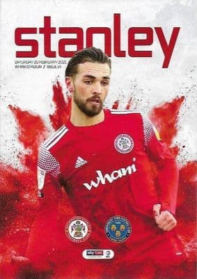 Accrington Stanley v Shrewsbury Digital Printed Matchday Programme 2020/2021 - 20th February 2021