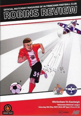 Altrincham v Eastleigh Digital Printed Matchday Programme 2020/2021 - 8th May 2021