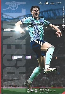 Arsenal v Chelsea Official Matchday Programme 2024/25 - 16th March 2025