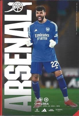 Arsenal v Chelsea Official Premier League Matchday Programme 23/24 - 23rd April 2024