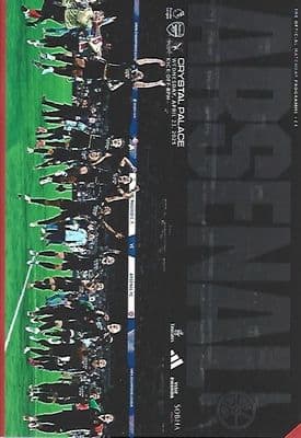 Arsenal v Crystal Palace Official Matchday Programme 2024/25 - 23rd April 2025
