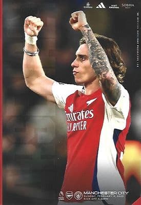 Arsenal v Manchester City Official Matchday Programme 2024/25 - 2nd February 2025