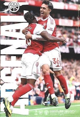 Arsenal v Manchester City Official Matchday Programme 2025/26 - 21st September 2025