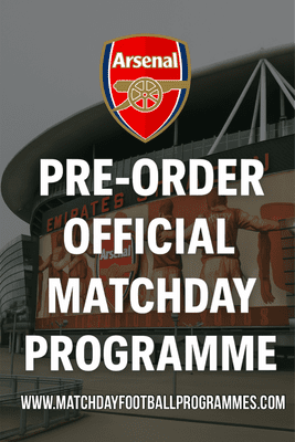 Arsenal v Sunderland Official Matchday Programme 2025/26 - PRE-ORDER