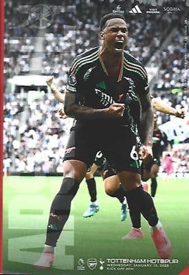 Arsenal v Tottenham Hotspur Official Matchday Programme 2024/25 - 15th January 2025