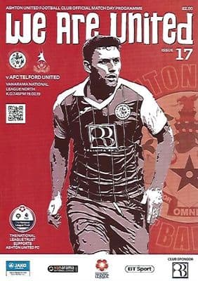 Ashton United v AFC Telford United 19th February 2019 Official Matchday Programme