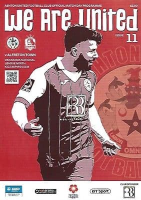 Ashton United v Alfreton Town 4th December 2018 Official Matchday Programme