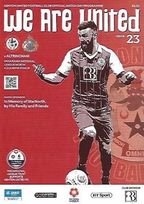 Ashton United v Altrincham 27th April 2019 Official Matchday Programme