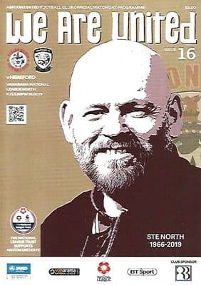 Ashton United v Hereford 16th February 2019 Official Matchday Programme