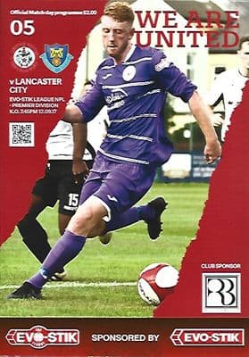 Ashton United v Lancaster City Programme 2017/2018 12th September 2017
