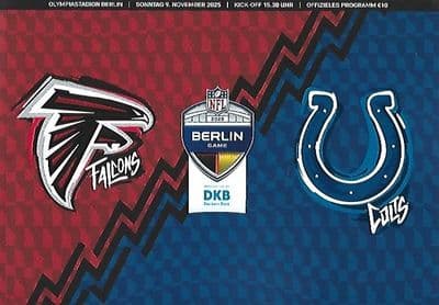 Atlanta Falcons v Indianapolis Colts Olympic Stadium Berlin - 9th November 2025